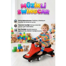 Farbu Oyuncak Müzikli ve Işıklı Tekerlekli 1 Fonksiyonlu Pedalsız Eğitici Bin-Git Oyuncak Karınca Kaykay