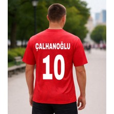 Bite Nose Türkiye Çalhanoğlu 10 Numara Yetişkin 2026/28 Milli Takım Forma T-Shirt Özel Tasarım Yeni Sezon