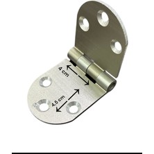 Luord-Store Yüksel Oval Alüminyum Kasa Menteşesi 4 cm