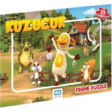 Ca Games Yapboz- Ca.5167-5168 Kuzucuk Eğitici Frame Puzzle 35 Parça 3+ Yaş İçin Renkli Tasarım