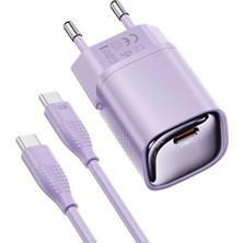 Anka Cep Cep Telefonu Aksesuarları Galaxy Z Fold4 Uyumlu 30W Type-C To Type-C Kalblolu Renkli Şarj Aleti