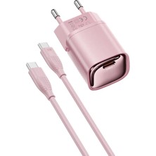 Anka Cep Cep Telefonu Aksesuarları Vivo V25 Uyumlu 30W Type-C To Type-C Kalblolu Renkli Şarj Aleti