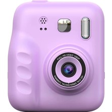 Luord-Store Dijital Fotoğraf Çıkaran Video Kaydedici Taşınabilir Anında Baskı Çıkaran Çocuk Kamerası Mor
