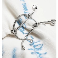 Pandora Moments Aile Ağacı Kalp Klipsli Bileklik 925 Ayar Gümüş Kübik Zirkon Taşlı Kadın 598827C01-18CM