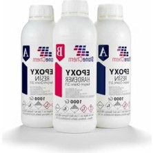 Cekar Store Ultra Şeffaf Epoksi Reçine 3 kg Hobi Sanat Tepsi Magnet Ahşap