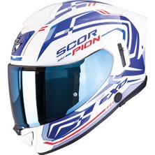 Scorpion EXO-530 Air Slope Kapalı Motosiklet Kaskı Beyaz  Mavi  Kırmızı