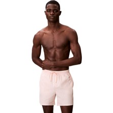 Calvin Klein Erkek Turuncu Orta Boy Bağcıklı Deniz Şortu LV00N61045