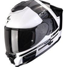 Scorpion EXO-1500 Air Dual Kapalı Motosiklet Kaskı Beyaz  Siyah  Mavi