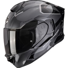 Scorpion EXO-530 Air Clip Kapalı Motosiklet Kaskı Gri  Siyah