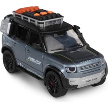 Vardem Kutulu Sürtmeli Işıklı Müzikli Off-Road Lüks Araba - Gri