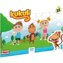 Ca Games Yapboz- Ca.5137-5138 Kukulı Frame Puzzle 35