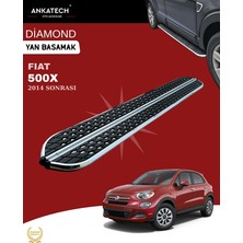 Ankatech Fiat 500X DIAMOND KROM Yan Basamak 173 cm 2014 Üzeri