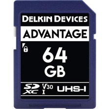 DELKIN DEVICES ADVANTAGE 64GB SD UHS-I V30 Hafıza Kartı
