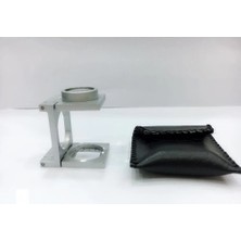 Luord-Store 1cm Full Çelikkaplı Full Çelik Kaplı Katlamalı Büyüteç TH9008A