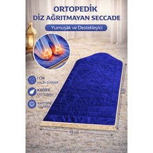Hig Store Ortopedik Diz Ağrıtmayan Kapitone Tasarım Hediyelik Çeyizlik Seccade 1cm Sünger 65*120 Ebat