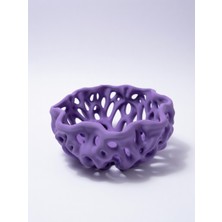 My Craft 3D MYCRAFT3D Organik Delikli Dekoratif Kase Modern Şık Hafif Dayanıklı Ev Dekoru 20X9 cm