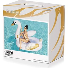 Keskin Sound Bestway Binici Kuğu Altın Sarı 169 cm x 169 cm