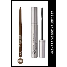 Golden Rose False Lashes Mascara & Liner Matic Waterproof Eyepencil Göz Kalemi Set