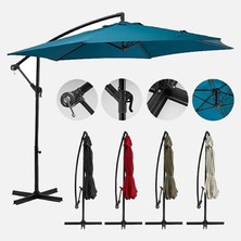 Berat Yandan Gödeli Şemsiyeturkuaz-Mavi