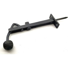 Luord-Store Antika Tarz Dekoratif Pirinç Ayarlı Panjur Stoperi - 150X55 Mm, Oksit