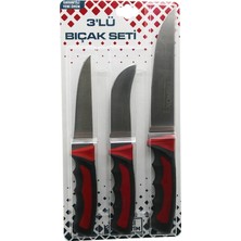Savarga 3pcs Kurban Bıçak Seti R-032K--R-320Y--R-0403 Kemik Sıyırma - Deri Soyma=yüzme - Kurban Bıçak (4801)