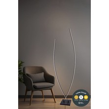 Lzy Avize Store U Model LED Avize 3 Renk-Modern Düz Lamba,yerden Aydınlatmalı,enerji Tasarruflu Tavan Lambası