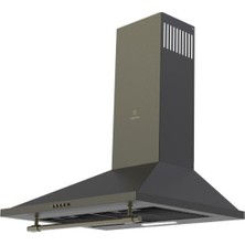 Narte Rustik Antrasit Ankastre Set; NT-OR500B, NT-HR50060B Davlumbaz, NT-CR50060B Ocak