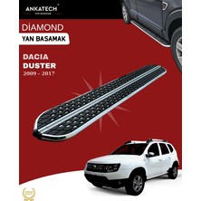 Ankatech Dacia Duster diamond krom Yan Basamak 173 cm 2009-2018
