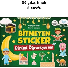 Glanart Dinimi Öğreniyorum Bitmeyen Sticker Defteri 50 Çıkartmalı 8 Sayfa