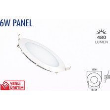 Lampist 6W Sıva Altı Slim Panel Led 3000K (Günışığı)