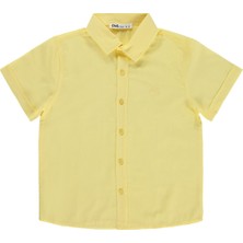 Civil Boys Basic Kısa Kol 10-13 Yaş Gömlek - Sarı