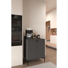 Gani Home Vento 2 Kapaklı Kahve Köşesi Mutfak Dolabı