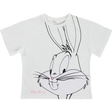Bugs Bunny 6-9 Yaş Tişört - Kırık Beyaz