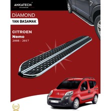 Ankatech Citroen Nemo diamond krom Yan Basamak 173 cm 2008-2017