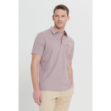 Altınyıldız Classics Erkek Bordo Comfort Fit Rahat Kesim Polo Yaka Pamuklu Kısa Kollu Tişört