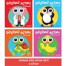 Parlayan Yıldız Oynar Göz Kitap Seti 0-4 Yaş - Gözümü Açtım (4 Kitap)