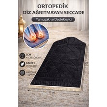Hig Store Ortopedik Diz Ağrıtmayan Kapitone Tasarım Hediyelik Çeyizlik Seccade 1cm Sünger 65*120 Ebat