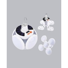 Zero Land Muratech Güneş Li ve USB Şarjlı LED Kamp Lambası – 5 Farklı Işık Modlu, Askılı Tasarım