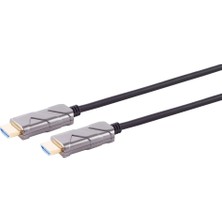S-Impuls 10K Fiber Optik HDMI Kablo , HDMI 2.1, 48GBPS, 8k 120Hz, 4K 240Hz, Earc, Vrr, Aoc Aktif Optik HDMI Kablo (Source → Display)