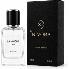 La Nivora  No:3 Erkek Parfüm EDP 50 ml - Ferah, Baharatlı ve Odunsu Koku