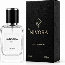 La Nivora No:6 Erkek Parfüm EDP 50 ml - Ferah, Odunsu ve Çiçeksi Koku