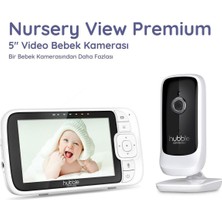 Hubble Nursery View Premium 5’’ Dijital Ekranlı Bebek Kamerası - Standart