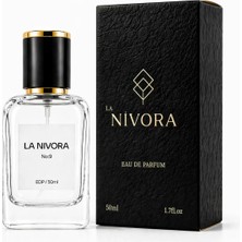 La Nivora No:9 Unisex Parfüm EDP 50 ml - Çiçeksi, Odunsu ve Amberli Koku