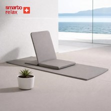 Smarto Relax Katlanabilir Su Geçirmez Şezlong Minderi — Dış Mekân, Marine Gri