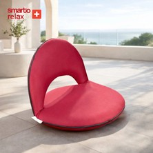 Smarto relax SmartoRelax Katlanabilir Yuvarlak minder – Ayarlanabilir sirt ,Bordo