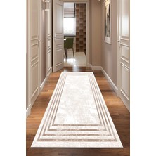 Dekomod Dijital Baskı Dört Mevsim Kaymaz Taban Yıkanabilir Kesme Koridor Mutfak Oda Yolluk Halı