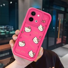 Ucuc Vivo Y28 4g Uyumlu Pembe Kırmızı Silikon Kılıf Darbeye Dayanıklı Kamera Koruma