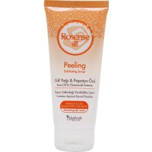 Rosense Peeling Kremi 100 ml Gül Yağı ve Papatya Özlü Cilt İçin Etkili Peeling