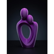 My Craft 3D MYCRAFT3D Modern Soyut Figür Dekoratif Obje – 3D Baskı Minimal Biblo | Şık Ev Dekoru, Hediyelik Anne Baba