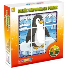 Küpss Deniz Hayvanları Yapboz - 9 Küp 6 Puzzle